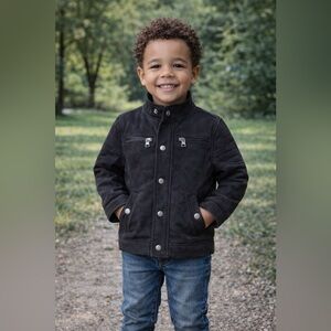 Urban Republic Genuine Leather Moto Jacket – Size 4T